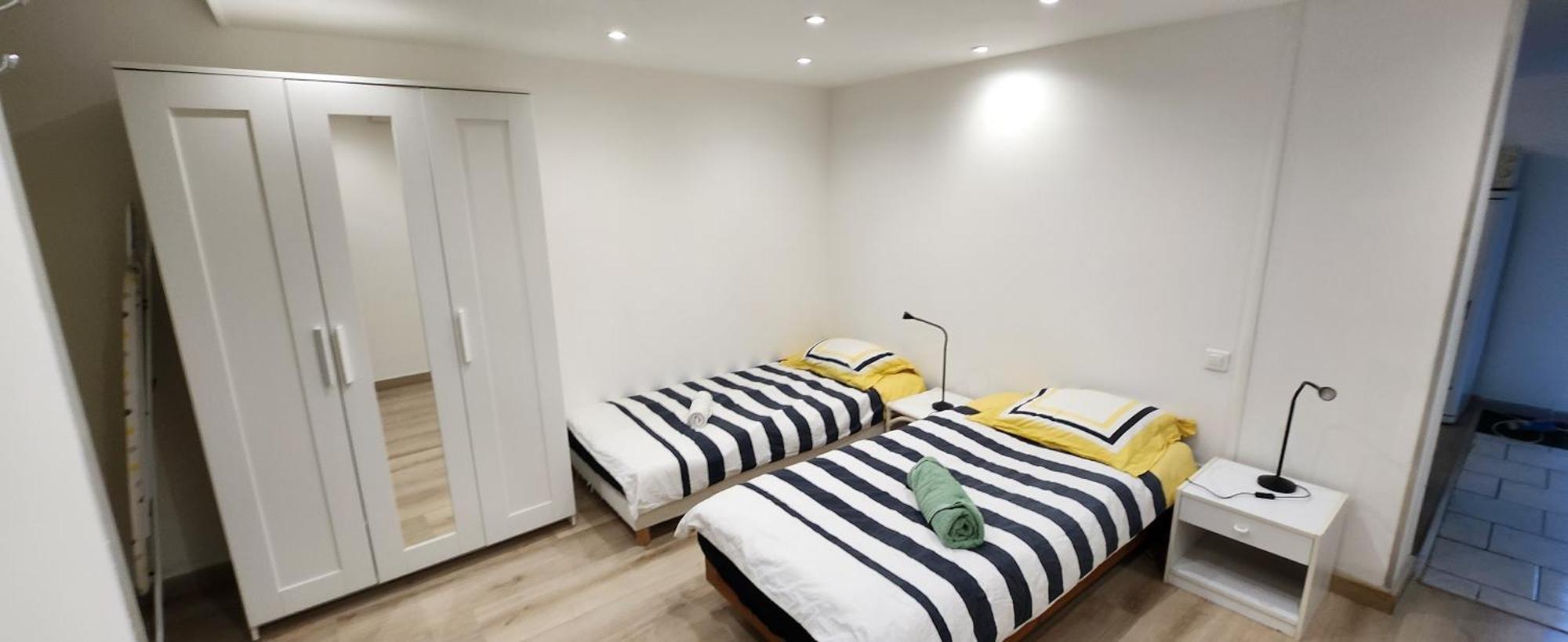 Studio, Mons Sart, Proche Lille Et Metro Dış mekan fotoğraf